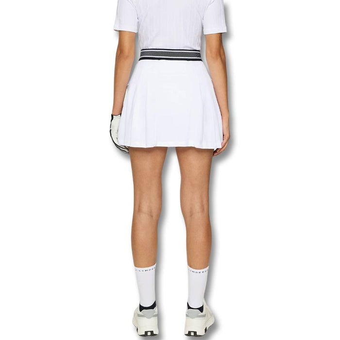 J.Lindeberg Harlow Golf Skirt White - FW25 Women