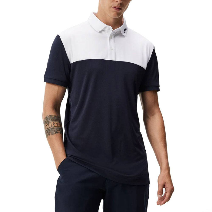J.Lindeberg Jeff Reg Fit Golf Polo White - 23 Men