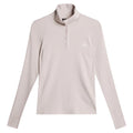 J.Lindeberg Leonie Knitted Golf Polo Grey Lilac - FW25 Women