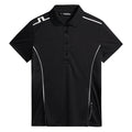 J.Lindeberg Leyla Golf Polo Black - SS25 Women