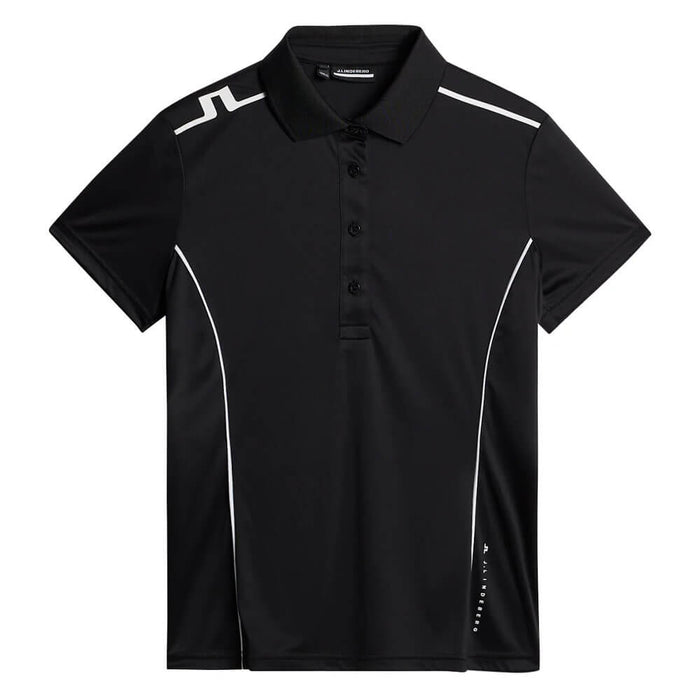 J.Lindeberg Leyla Golf Polo Black - SS25 Women