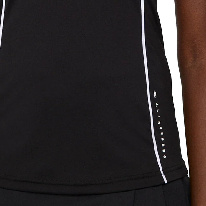J.Lindeberg Leyla Golf Polo Black - SS25 Women