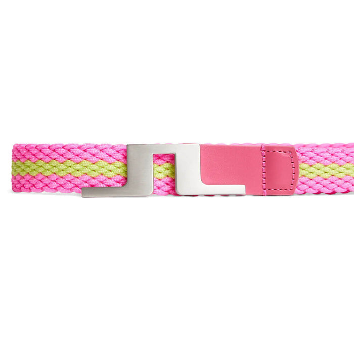 J.Lindeberg Lykke Braided Golf Belt Fuchsia Purple - 24 Women