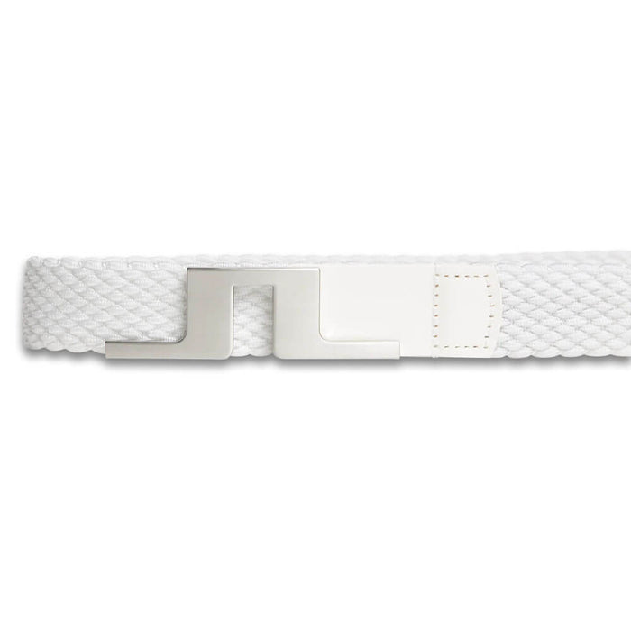 J.Lindeberg Lykke Braided Golf Belt White - 24 Women