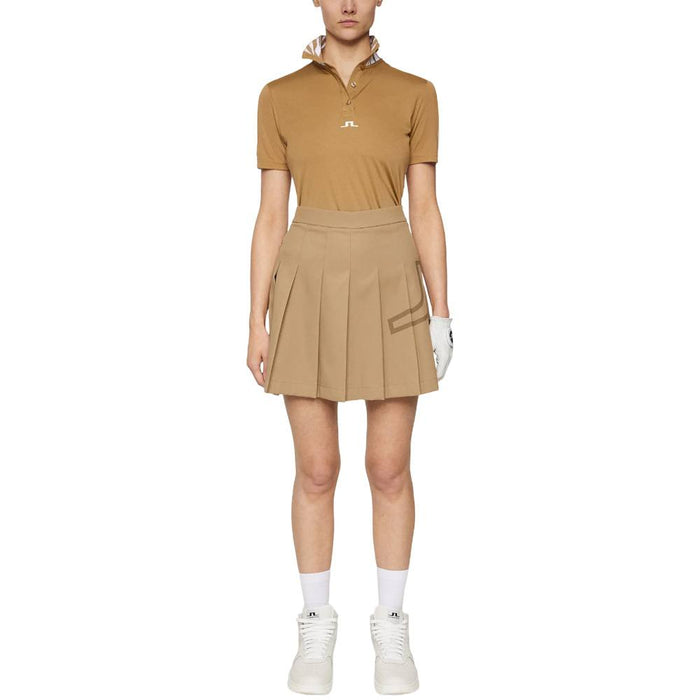 J.Lindeberg Naomi Golf Skirt Tigers Eye - SS25 Women