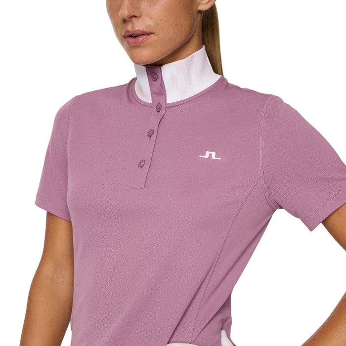 J.Lindeberg Piper Golf Polo Very Grape - FW25 Women