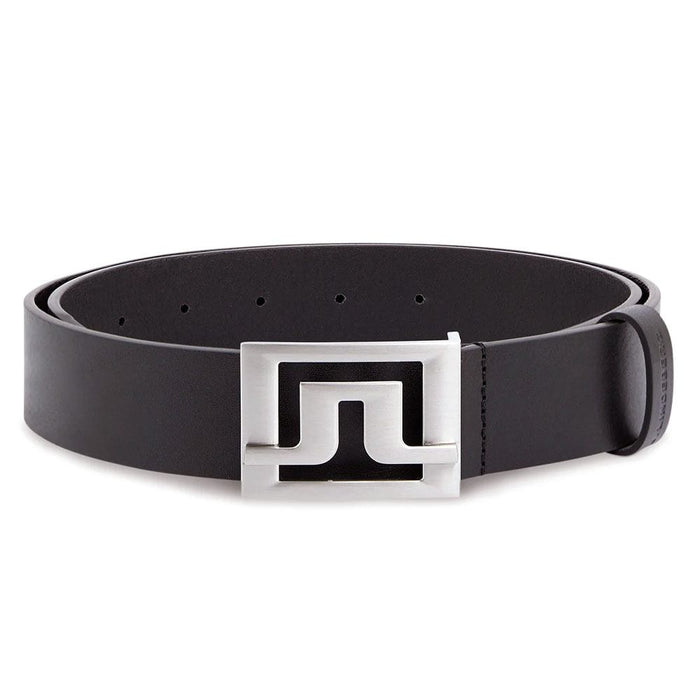 J.Lindeberg Slater Pro Leather Golf Belt Black - SS25 Men