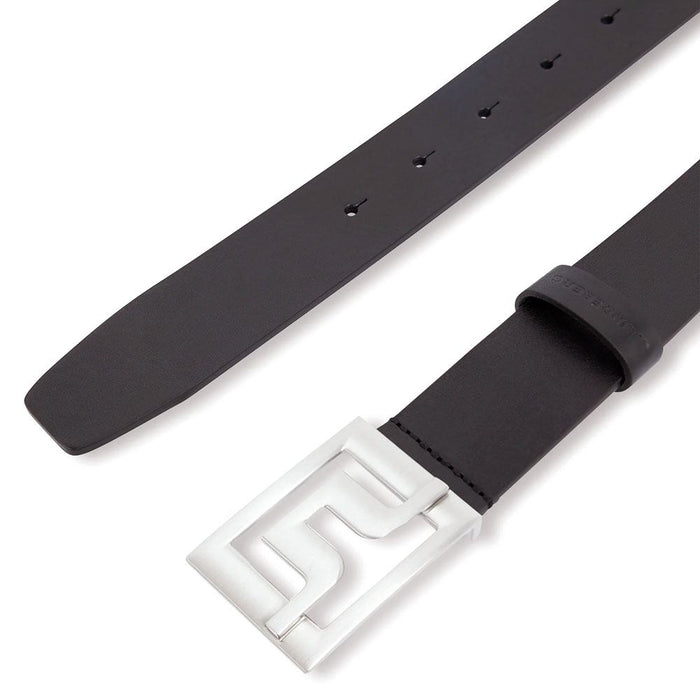 J.Lindeberg Slater Pro Leather Golf Belt Black - SS25 Men