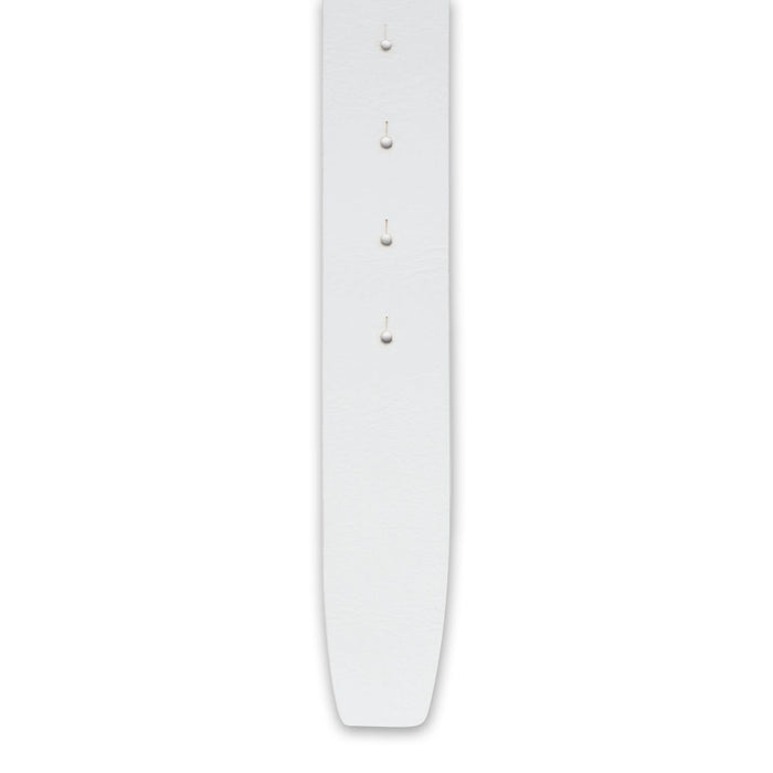 J.Lindeberg Slater White Leather Golf Belt White - SS25 Men