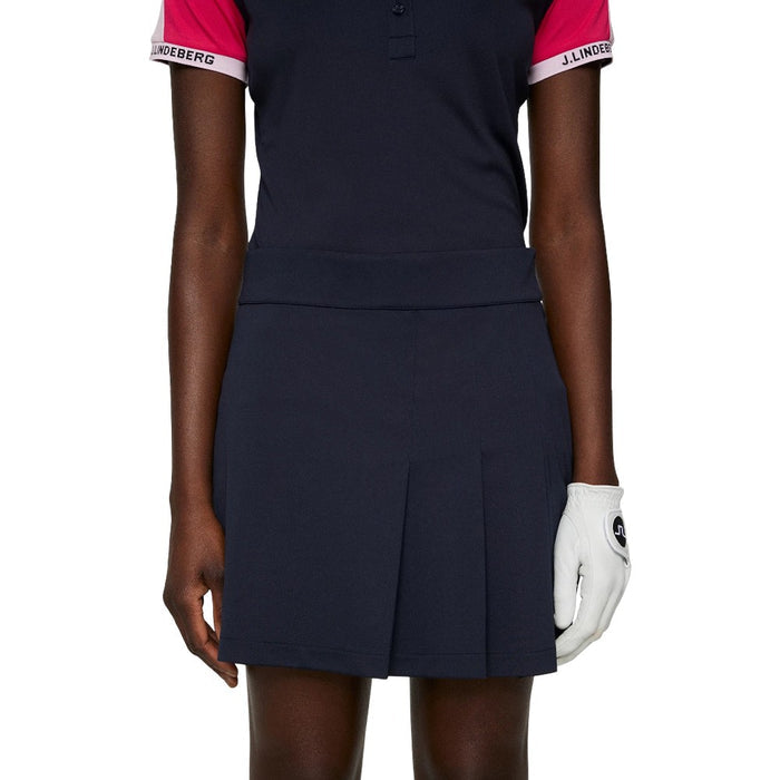 J.Lindeberg Thea Golf Skirt JL Navy - SS25 Women