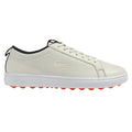 Lacoste G Elite Synthetic Spikeless Golf Shoes Off White/White - 23 Men