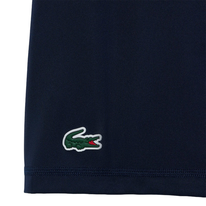 Lacoste Ultra Dry Heritage Trim Sleeveless Golf Dress Navy Blue/White/Navy Blue - SS25 Women