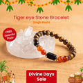 Leo (Singh Rashi) Stone Bracelet with FREE Raw Selenite Plate
