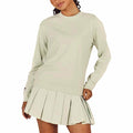 Malbon Adeline Crewneck Golf Sweatshirt Green Tint - SU26 Women