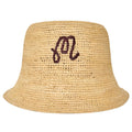 Malbon Aleja Raffia Golf Bucket Hat Raffia - SS26 Women