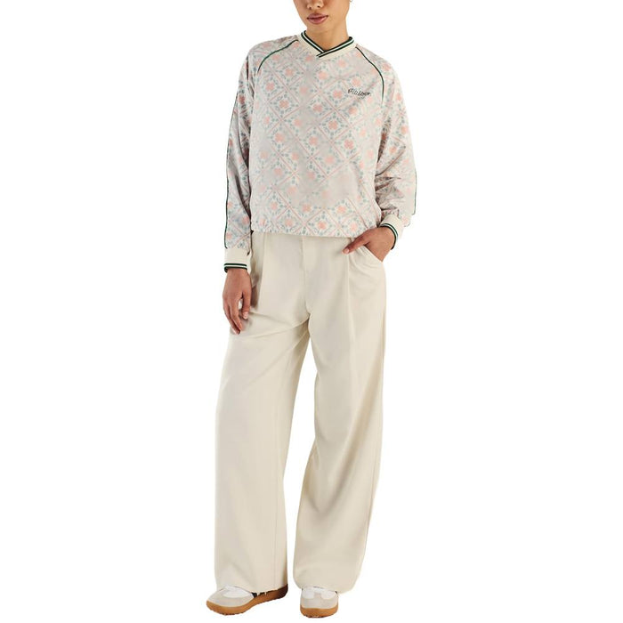Malbon Alessia Windbreaker Golf Pullover Ivory Multi - SS25 Women
