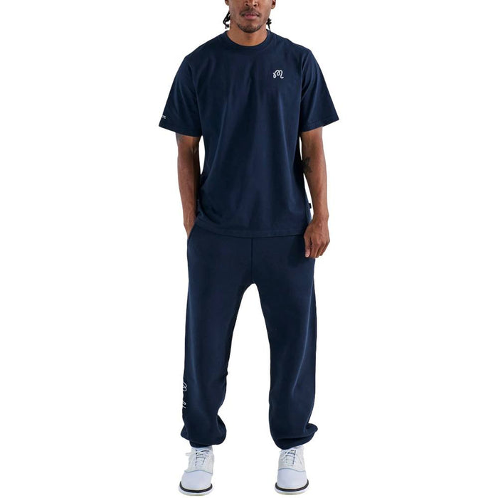Malbon Bermuda Golf T-Shirt Navy - 25 Men