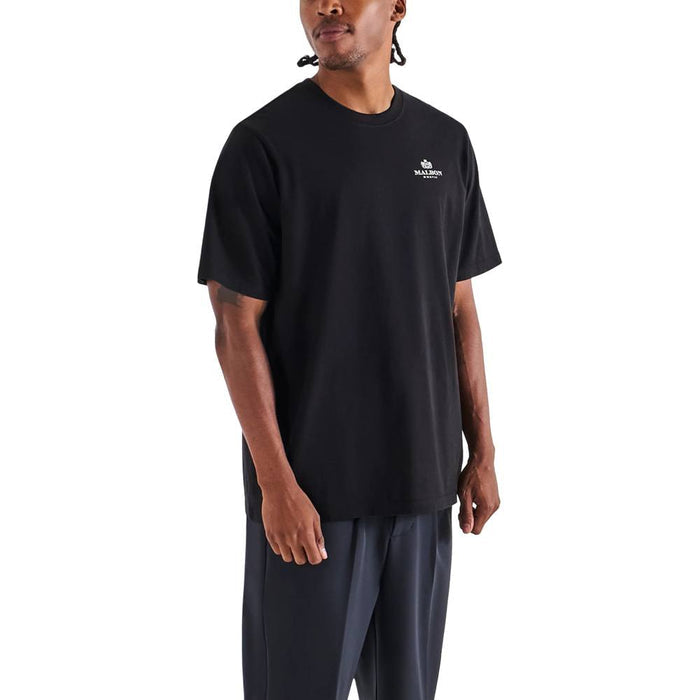 Malbon Bermuda Monarch Golf T-Shirt Black - FW25 Men