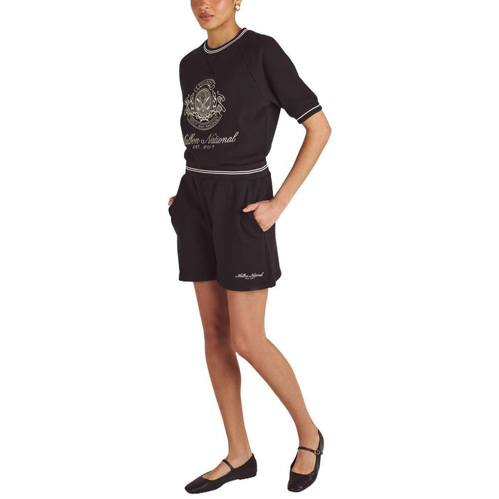 Malbon Billie II Sweat Golf Shorts Black - SS25 Women