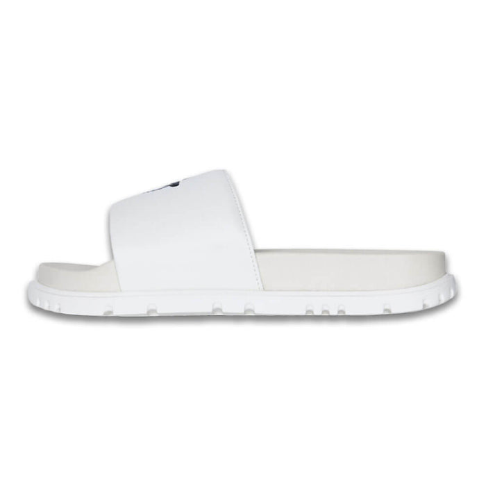 Malbon Buckets Golf Slides Ivory - SS26 Men