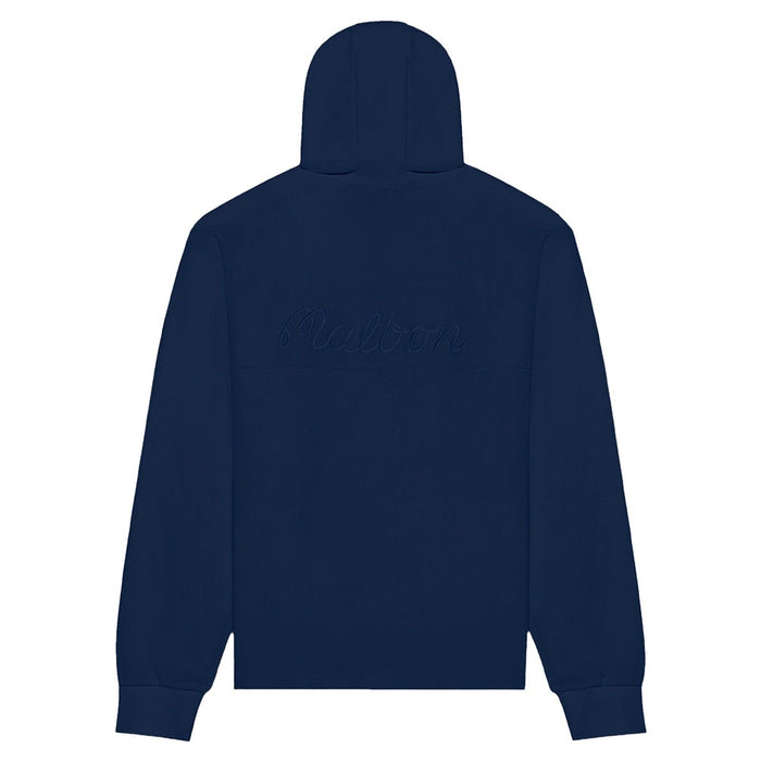 Malbon Castello French Terry Quarter Zip Hoodie Golf Jacket Ocean - SS25 Men