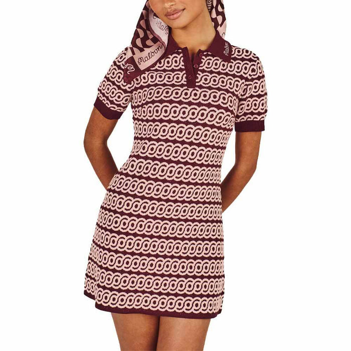 Malbon Clara Golf Dress Raspberry Truffle/Rosy Touch - SU26 Women