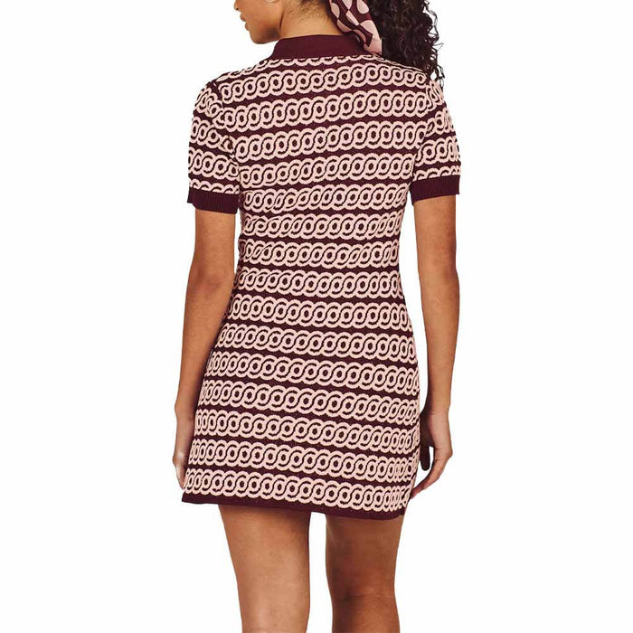 Malbon Clara Golf Dress Raspberry Truffle/Rosy Touch - SU26 Women