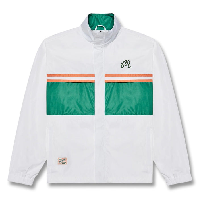Malbon Costanzo Windbreaker Golf Jacket White - SS25 Men