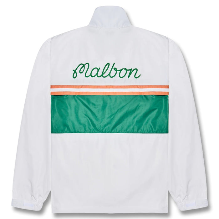 Malbon Costanzo Windbreaker Golf Jacket White - SS25 Men