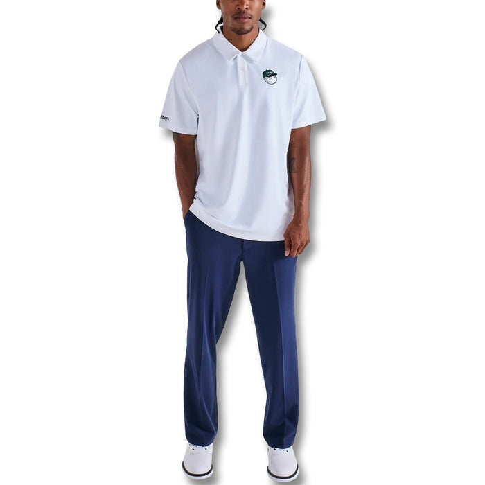 Malbon Fairway Baldwin Golf Polo White - 25 Men
