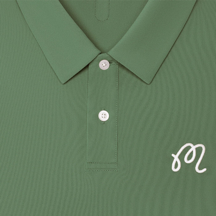 Malbon Fairway Golf Polo Olivine - SS26 Men
