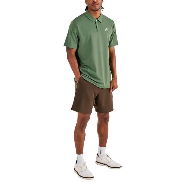 Malbon Fairway Golf Polo Olivine - SS26 Men