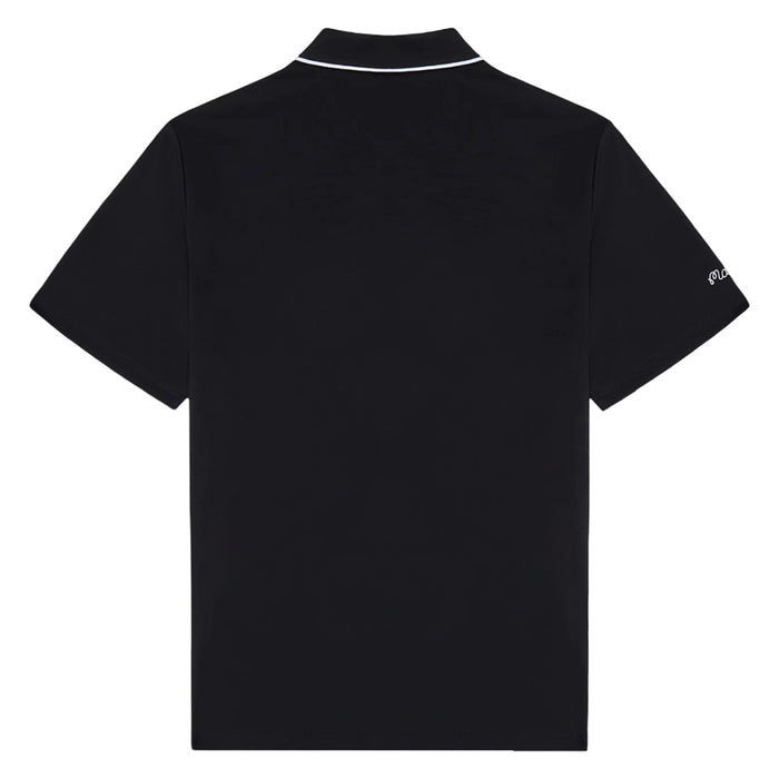 Malbon Fairway Monarch Golf Polo Black - FW25 Men