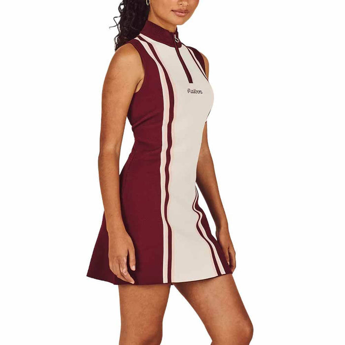 Malbon Fernanda Golf Dress Raspberry Truffle/Whisper White - SU26 Women