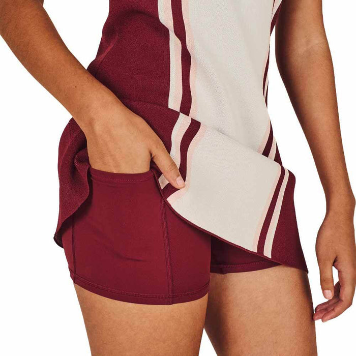 Malbon Fernanda Golf Dress Raspberry Truffle/Whisper White - SU26 Women