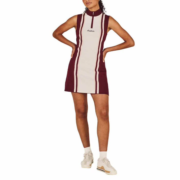 Malbon Fernanda Golf Dress Raspberry Truffle/Whisper White - SU26 Women