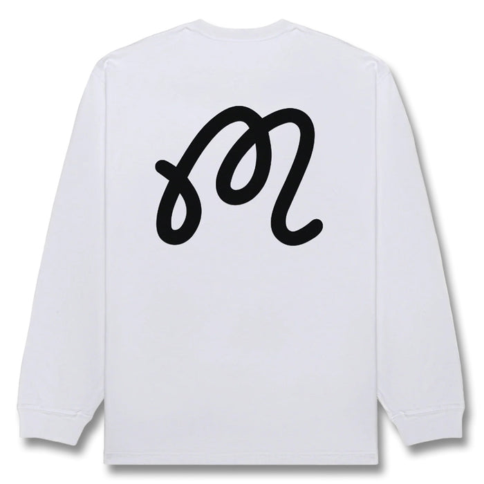 Malbon Gorse Cooper Longsleeve Golf T-Shirt White - 25 Men