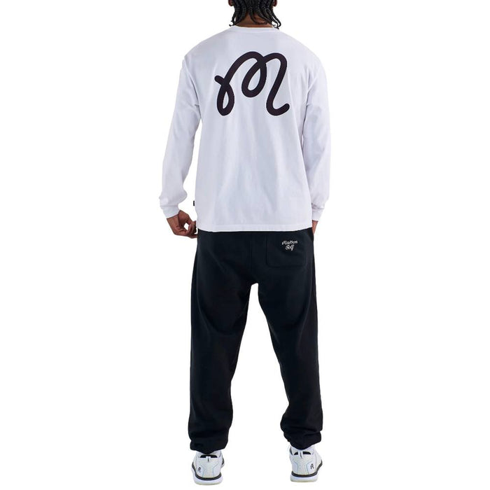Malbon Gorse Cooper Longsleeve Golf T-Shirt White - 25 Men