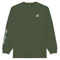 Malbon Gorse M Script Longsleeve Round-Neck Golf T-Shirt Olivine - SS26 Men
