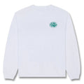 Malbon Horizon Longsleeve Round-Neck Golf T-Shirt White - SS26 Men