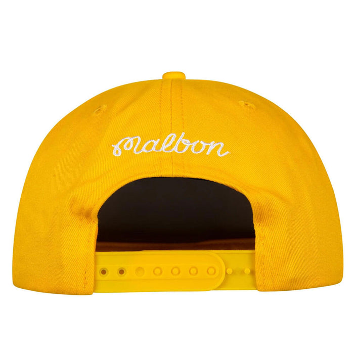 Malbon M Script Chainstitch Painters Golf Cap Gold - SS25 Men