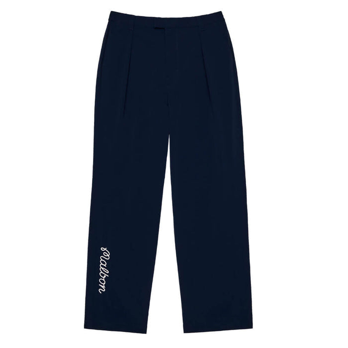 Malbon Magnolia Pleated Golf Pants Navy - SS25 Men