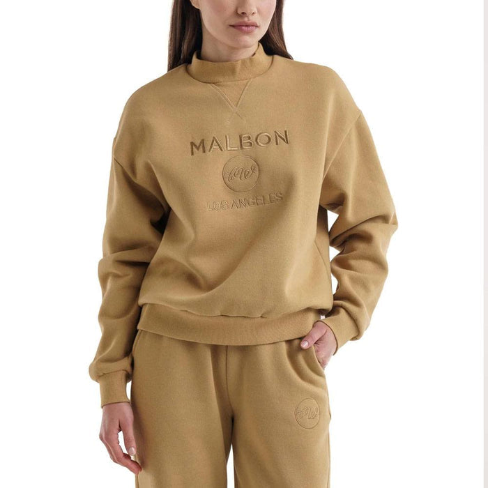 Malbon Martina Sweatshirt Golf Sweater Camel - 23 Women