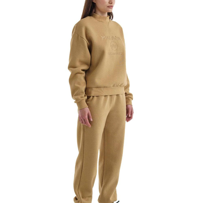 Malbon Martina Sweatshirt Golf Sweater Camel - 23 Women
