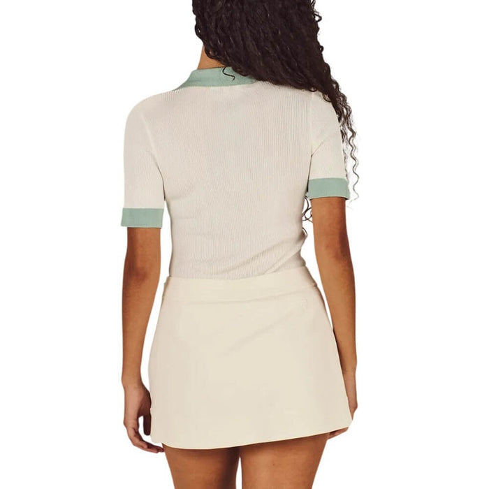 Malbon Melany Golf Polo Cream - SS26 Women