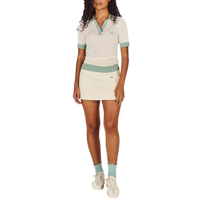 Malbon Melany Golf Polo Cream - SS26 Women