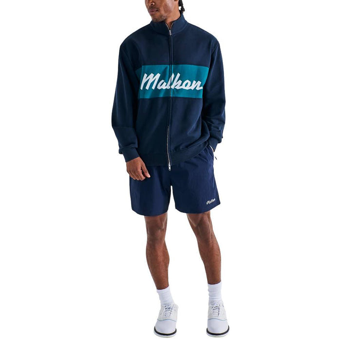 Malbon Riva Nylon Golf Shorts Navy - SS25 Men