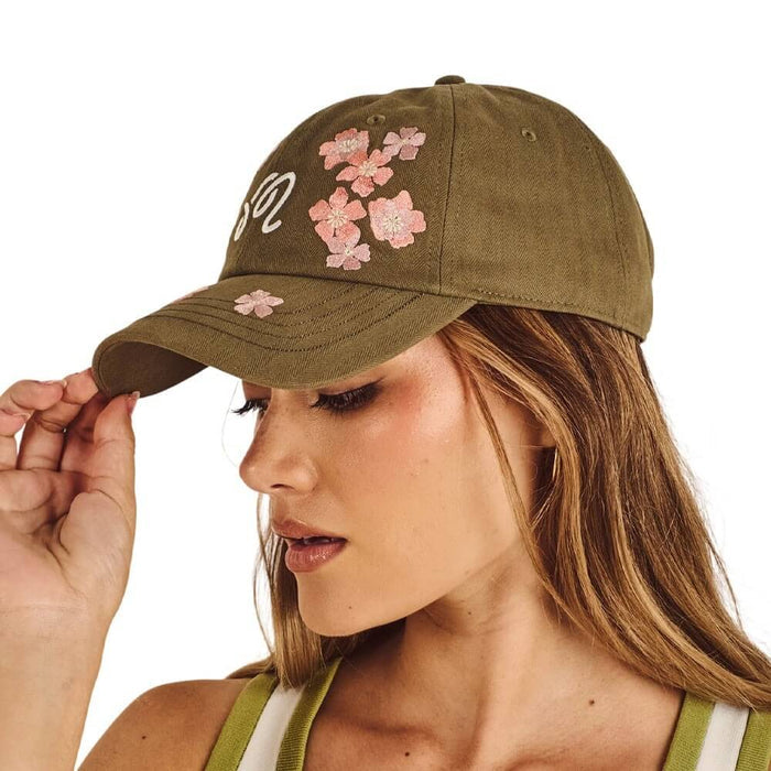 Malbon Rumi Dad Golf Cap Military Green - FA26 Women