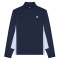 Malbon Santiago Mid Layer Golf Pullover Midnight/White - SS26 Men