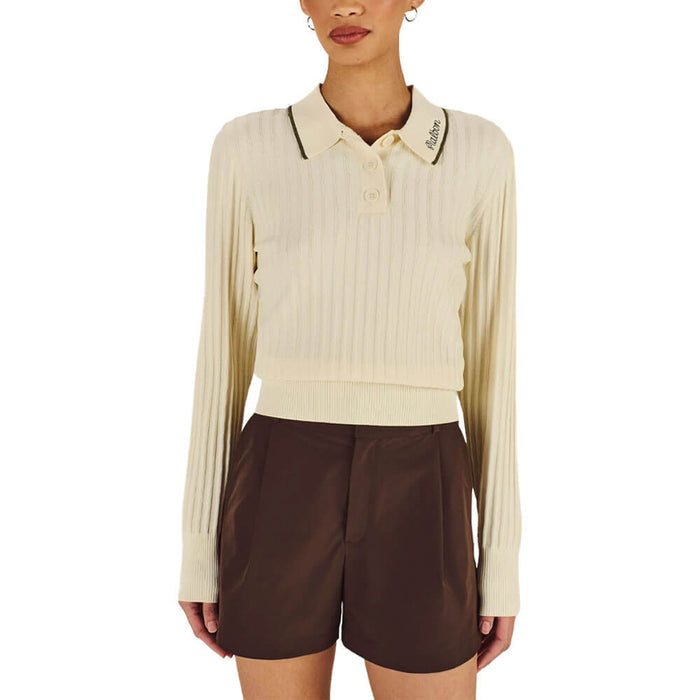 Malbon Selma Golf Polo Cream - SS26 Women